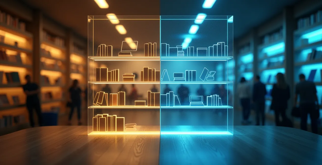 Visualisierung der komplexen Lizenzierungskette zwischen Verlagen und Bibliotheken