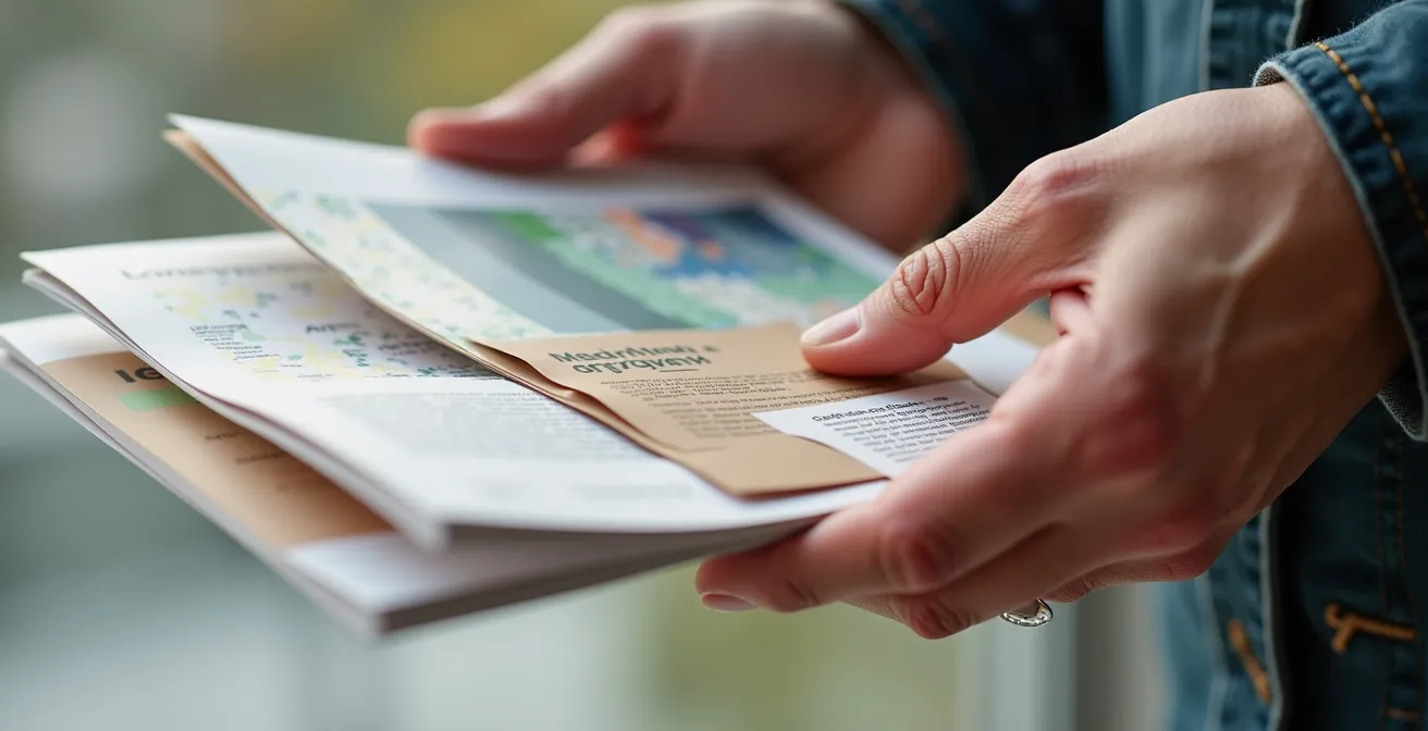 Museumsmitarbeitende diskutieren über inklusive Sprache in Programmheften und die Gestaltung von Textmaterialien.