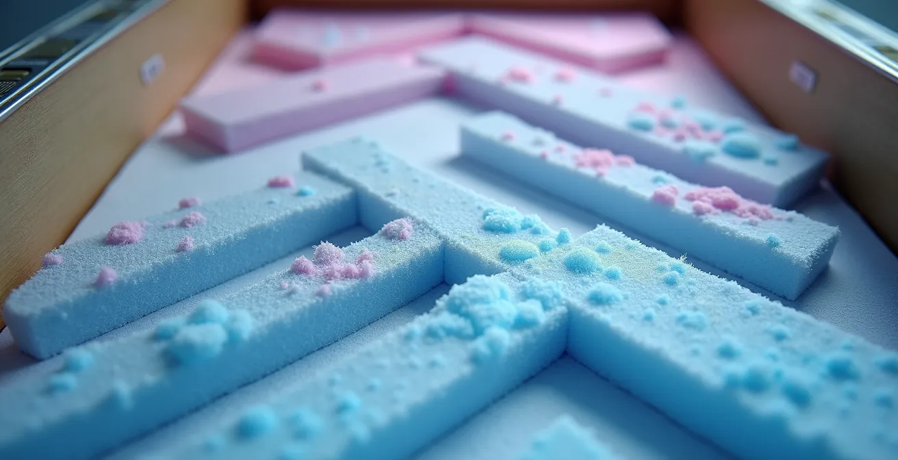 Spezialisierte Klimakiste für empfindliche Pastellkunstwerke im Transport