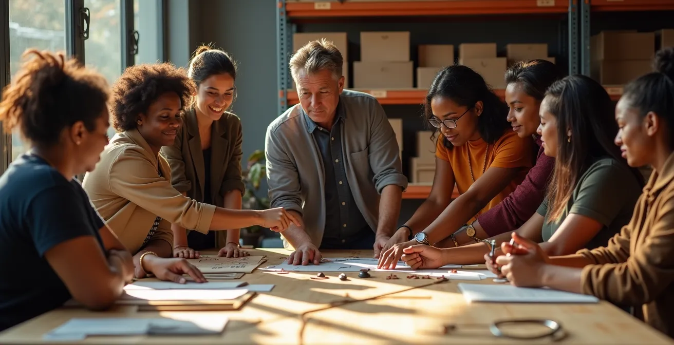 Kollaborative Kuration mit Diaspora-Communities im Museum zur gleichberechtigten Integration von Kunstwerken.
