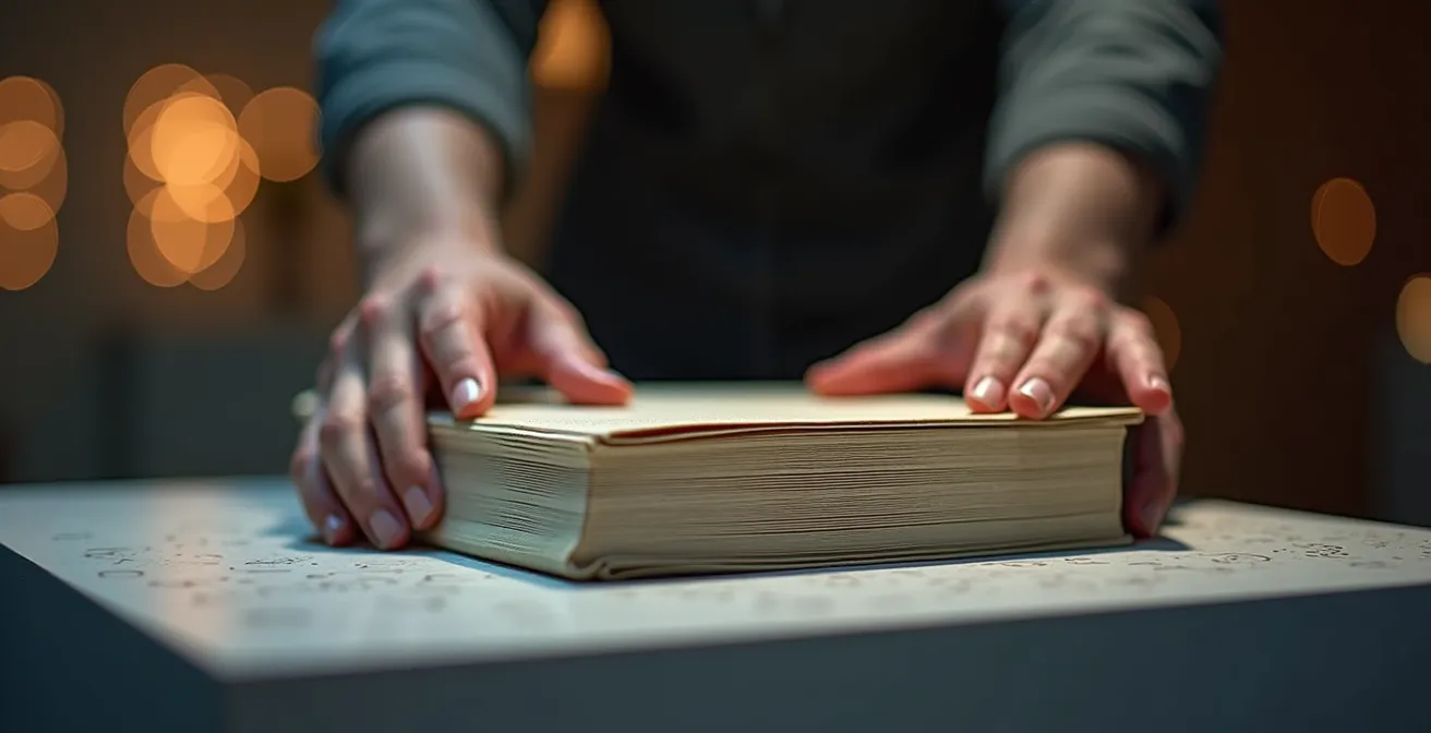 Innovativer kompakter Messestand mit fokussierter Buchpräsentation