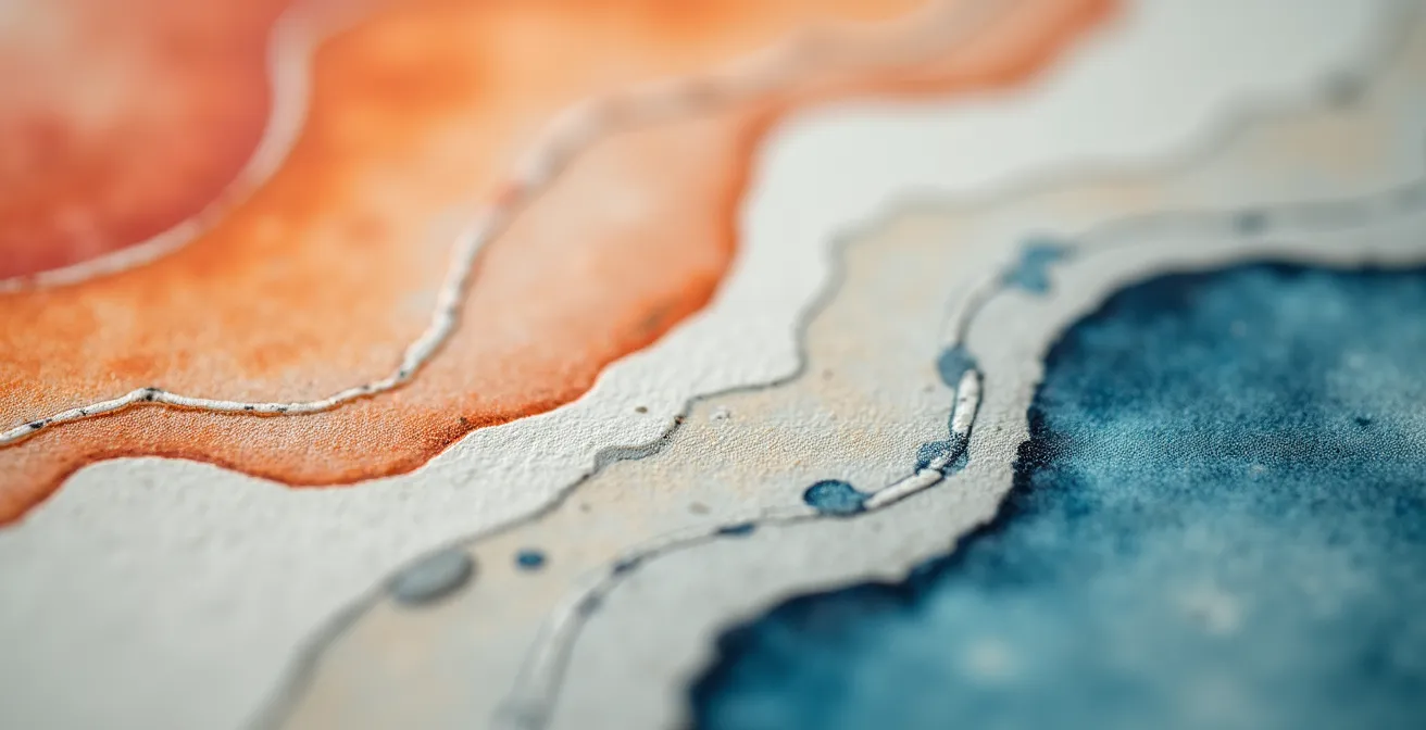 Museumsraum mit präziser LED-Beleuchtung für empfindliche Aquarelle